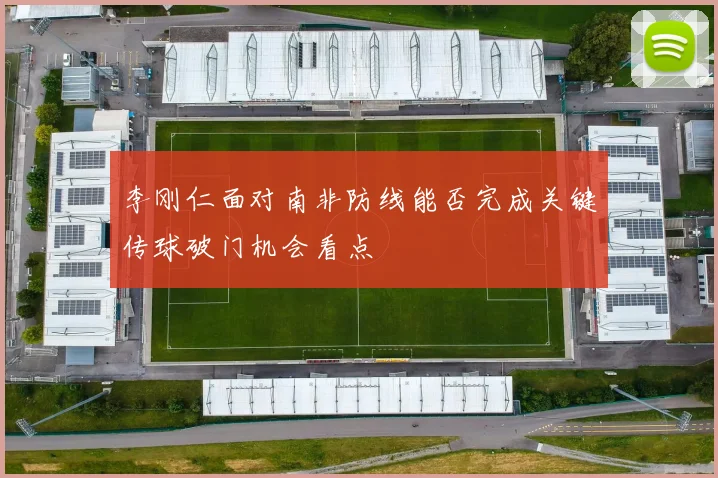 李刚仁面对南非防线能否完成关键传球破门机会看点